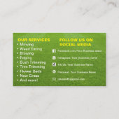 Visitekaartjes voor landschapsarchitectuur (Achterkant)