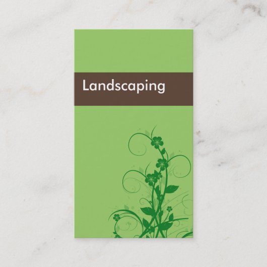 Visitekaartjes voor landschapsarchitectuur (Voorkant)