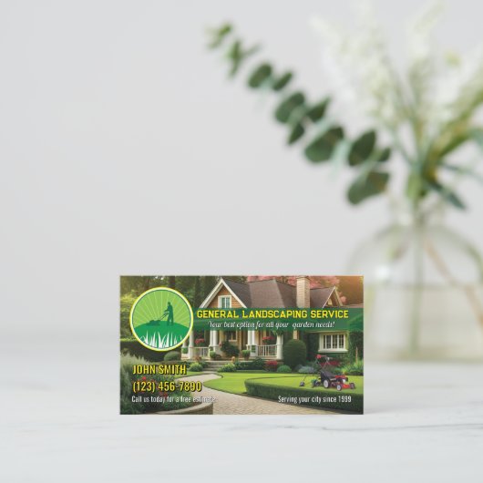 Visitekaartjes voor landschapsarchitectuur (Staand voorkant)