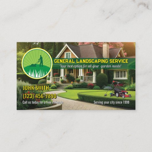 Visitekaartjes voor landschapsarchitectuur (Voorkant)