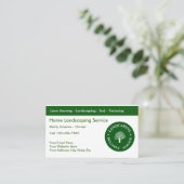 Visitekaartjes voor landschapsarchitectuur (Staand voorkant)