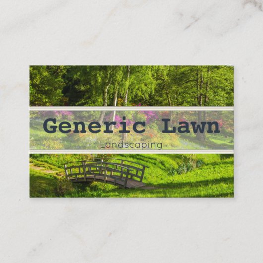 Visitekaartjes voor landschapsarchitectuur (Voorkant)