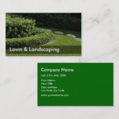 Visitekaartjes voor landschapsarchitectuur (Voorkant / Achterkant)