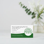 Visitekaartjes voor landschapsarchitectuur en boom (Staand voorkant)