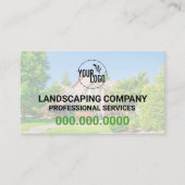 Visitekaartjes voor landschapsarchitectuur met fot (Voorkant)