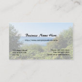 Visitekaartjes voor landschapsfotografie. (Achterkant)