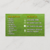 Visitekaartjes voor landschapsonderhoud (Achterkant)