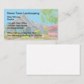 Visitekaartjes voor landschapsonderhoud en tuinbou (Voorkant / Achterkant)