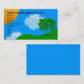 Visitekaartjes voor landschapsontwerp (Voorkant / Achterkant)