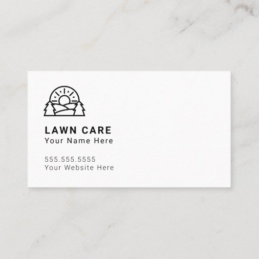 Visitekaartjes voor landschapsverzorging (Achterkant)