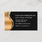 Visitekaartjes voor lasconstructie (Voorkant)