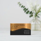 Visitekaartjes voor lassen (Staand voorkant)