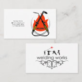 Visitekaartjes voor lassen en lassen (Voorkant / Achterkant)