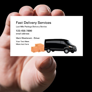 Visitekaartjes voor Last Mile Local Delivery Servi