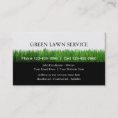 Visitekaartjes voor Lawn Service (Voorkant)