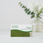 Visitekaartjes voor Lawn Service (Staand voorkant)