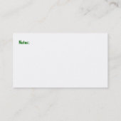 Visitekaartjes voor Lawn Service (Achterkant)