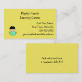 Visitekaartjes voor leercentrum (Voorkant / Achterkant)