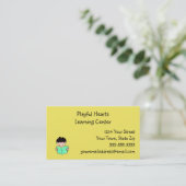 Visitekaartjes voor leercentrum (Staand voorkant)