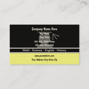 Visitekaartjes voor leerling