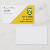 Visitekaartjes voor leerlingengesprekspartner (Voorkant / Achterkant)