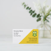 Visitekaartjes voor leerlingengesprekspartner (Staand voorkant)