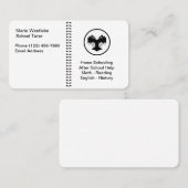 Visitekaartjes voor leerlingwezen (Voorkant / Achterkant)