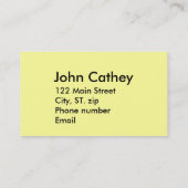 Visitekaartjes voor Legal Pad Designer (Achterkant)