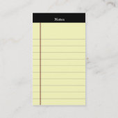 Visitekaartjes voor legale advertentie (Achterkant)