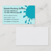 Visitekaartjes voor leidinggevende services (Voorkant / Achterkant)