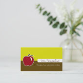 visitekaartjes voor leraren (Staand voorkant)