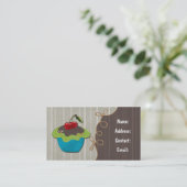 visitekaartjes voor leuke cake (Staand voorkant)