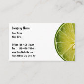 Visitekaartjes voor levensmiddelen (Voorkant)