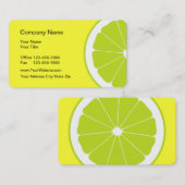 Visitekaartjes voor levensmiddelen (Voorkant / Achterkant)