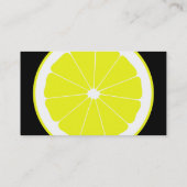 Visitekaartjes voor levensmiddelen (Achterkant)