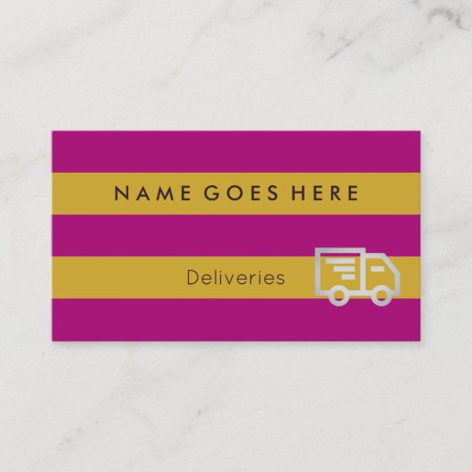 visitekaartjes voor Leveringsservice met vlaggen (Voorkant)