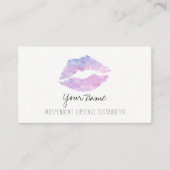 Visitekaartjes voor lila Waterverf (Voorkant)