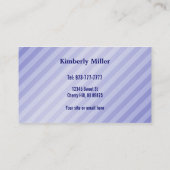 Visitekaartjes voor luierkoeken (Achterkant)