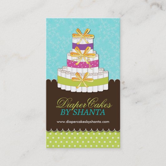 Visitekaartjes voor luierkoeken (Voorkant)