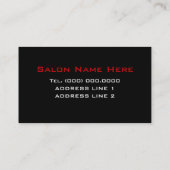 Visitekaartjes voor make-upartiesten (Achterkant)