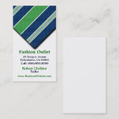 Visitekaartjes voor Mannen kleding (Voorkant / Achterkant)
