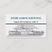 Visitekaartjes voor mariene inspectie (Voorkant)