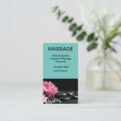 Visitekaartjes voor massagetherapie Aanstelling (Staand voorkant)