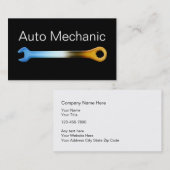 Visitekaartjes voor Mechaniciens (Voorkant / Achterkant)