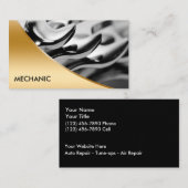 Visitekaartjes voor Mechaniciens (Voorkant / Achterkant)