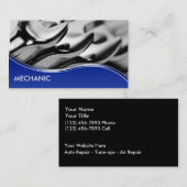 Visitekaartjes voor Mechaniciens (Voorkant / Achterkant)