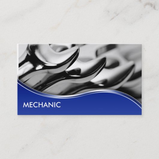 Visitekaartjes voor Mechaniciens (Voorkant)