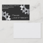 Visitekaartjes voor mechanische en professionele t (Voorkant / Achterkant)