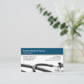 Visitekaartjes voor medisch advies (Staand voorkant)
