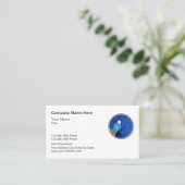 Visitekaartjes voor medisch beroepsbeoefenaren (Staand voorkant)